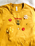 embroidered honeybee t-shirt
