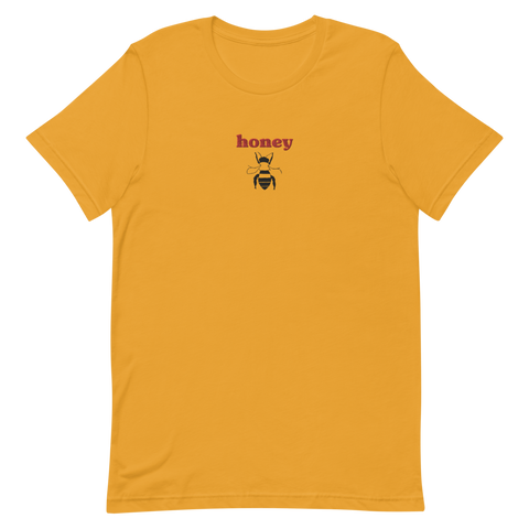 embroidered honeybee t-shirt
