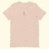 neutral "growth" embroidered t-shirt