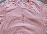 baby pink "growth" t-shirt