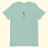 minty "growth" embroidered t-shirt