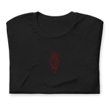 bleeding heart t-shirt (embroidered!)