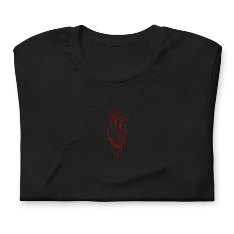 bleeding heart t-shirt (embroidered!)